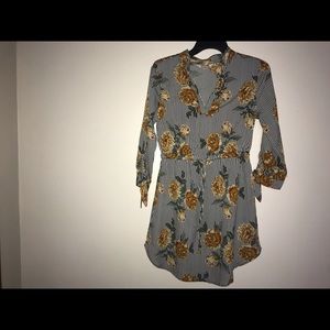 floral patterned dress